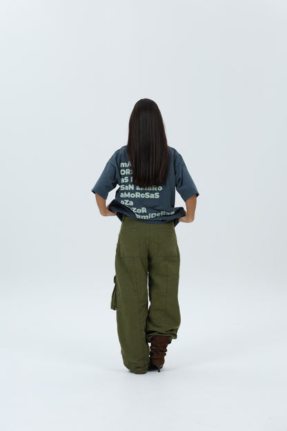 CAMISETA ANTRACITA/VERDE "A CORUÑA" – foto 2