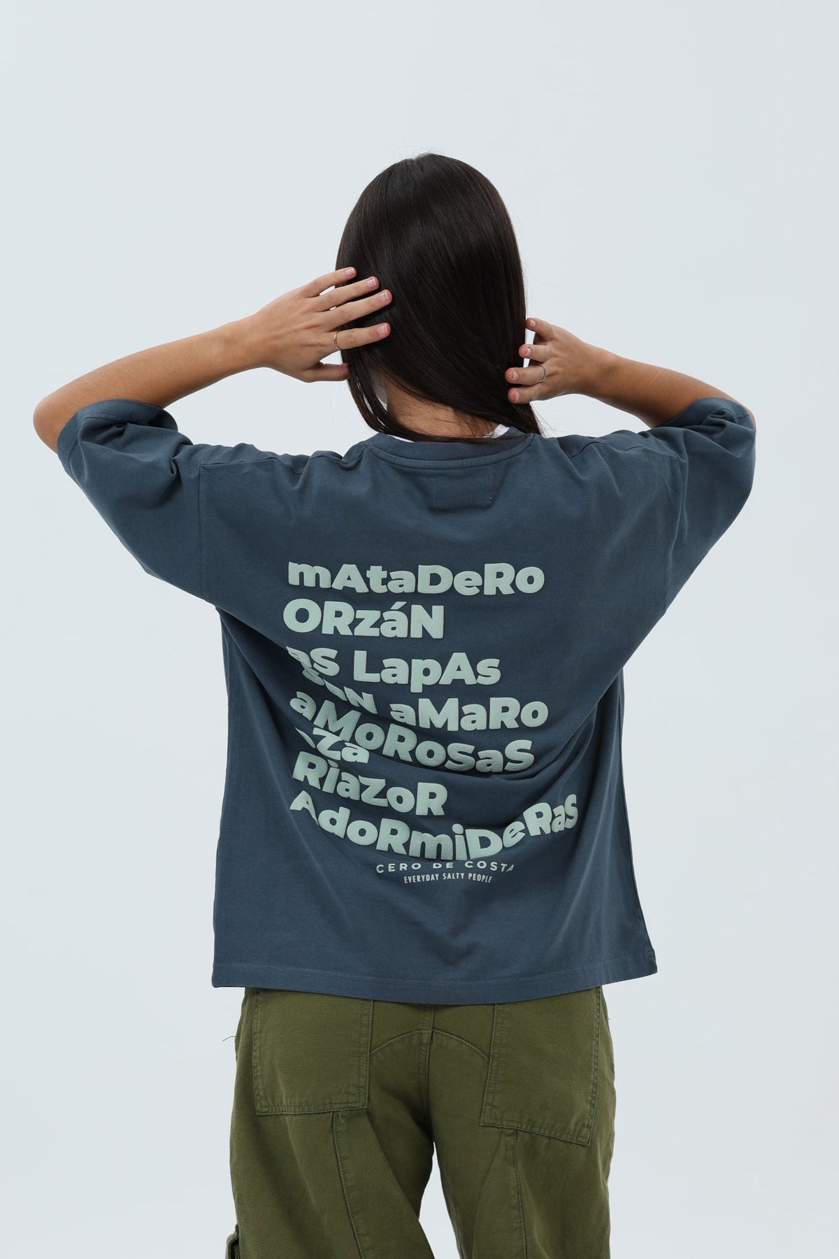 CAMISETA ANTRACITA/VERDE "A CORUÑA" – foto 7