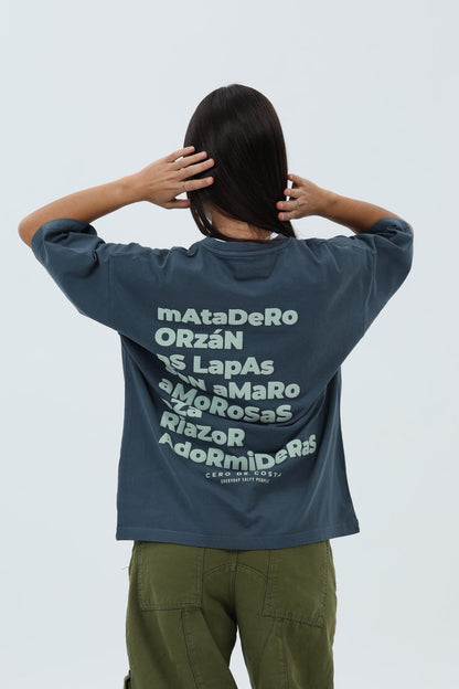 CAMISETA ANTRACITA/VERDE "A CORUÑA" – foto 7