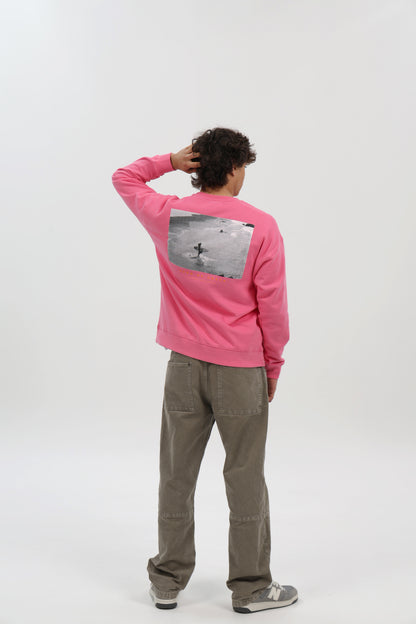 SUDADERA FUCSIA/NARANJA "FOTO VITO"