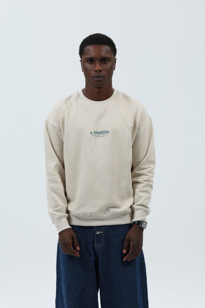 SUDADERA CREMA/VERDE "A MARIÑA" – foto 8