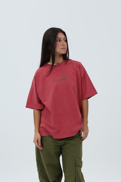 CAMISETA GRANATE/VERDE "A CORUÑA" – foto 3