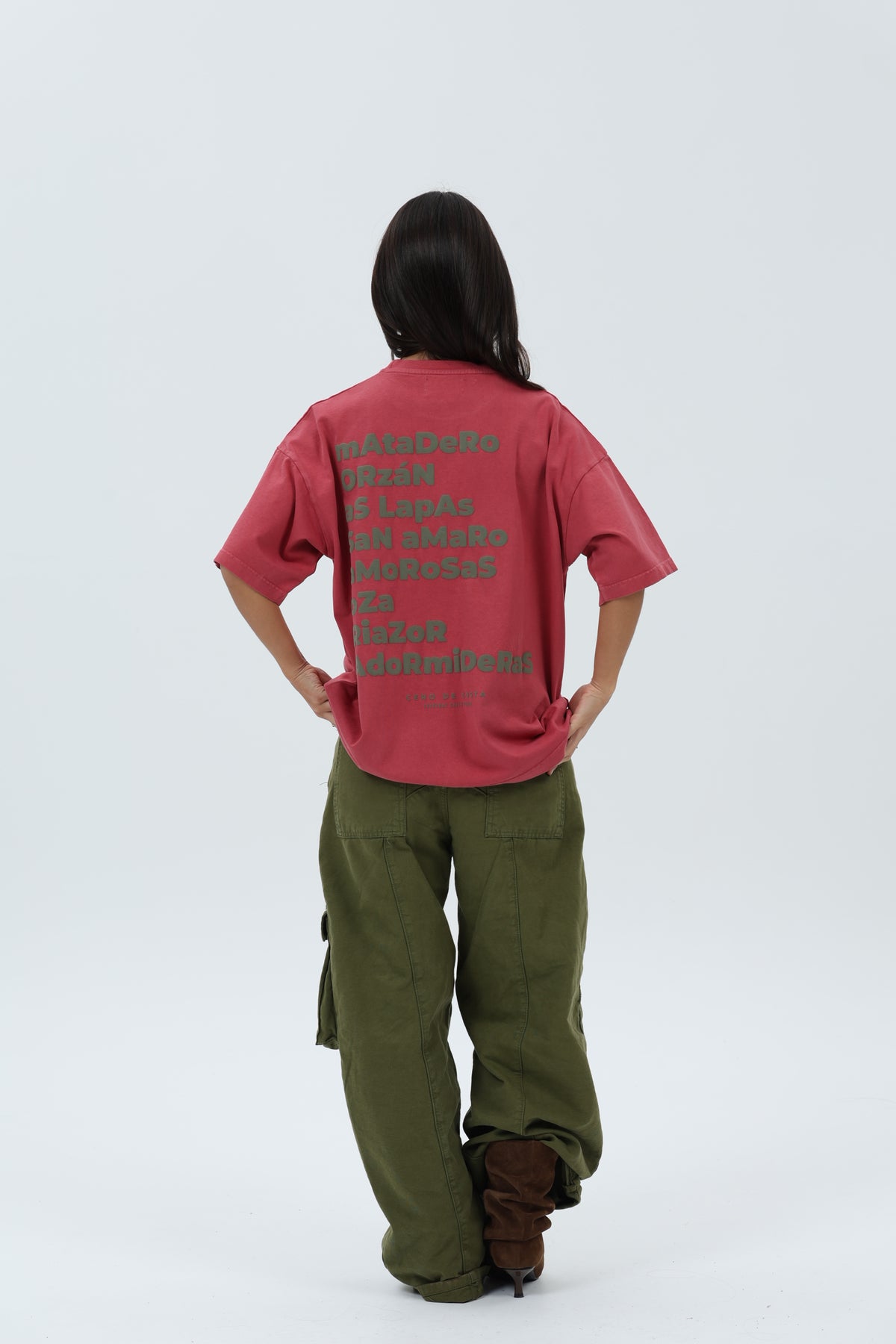 CAMISETA GRANATE/VERDE "A CORUÑA" – foto 2