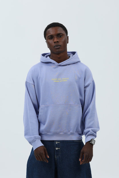 SUDADERA LILA-TIZA/VERDE "MORRAZO" CON CAPUCHA – foto 3