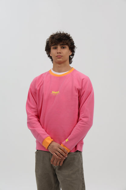 SUDADERA FUCSIA-RIPN/AMARILLO "MARÍN"