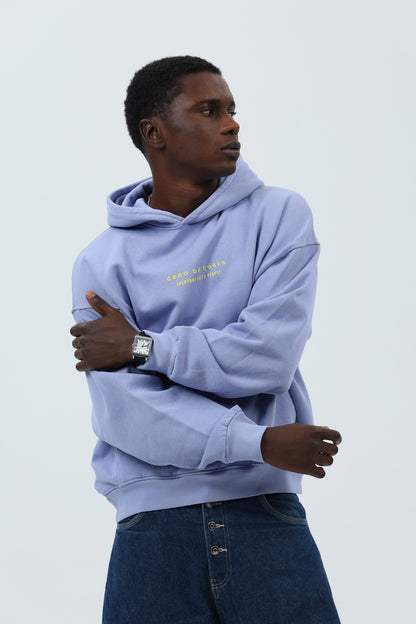 SUDADERA LILA-TIZA/VERDE "MORRAZO" CON CAPUCHA – foto 4