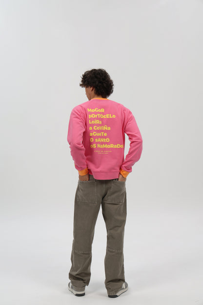 SUDADERA FUCSIA-RIPN/AMARILLO "MARÍN"