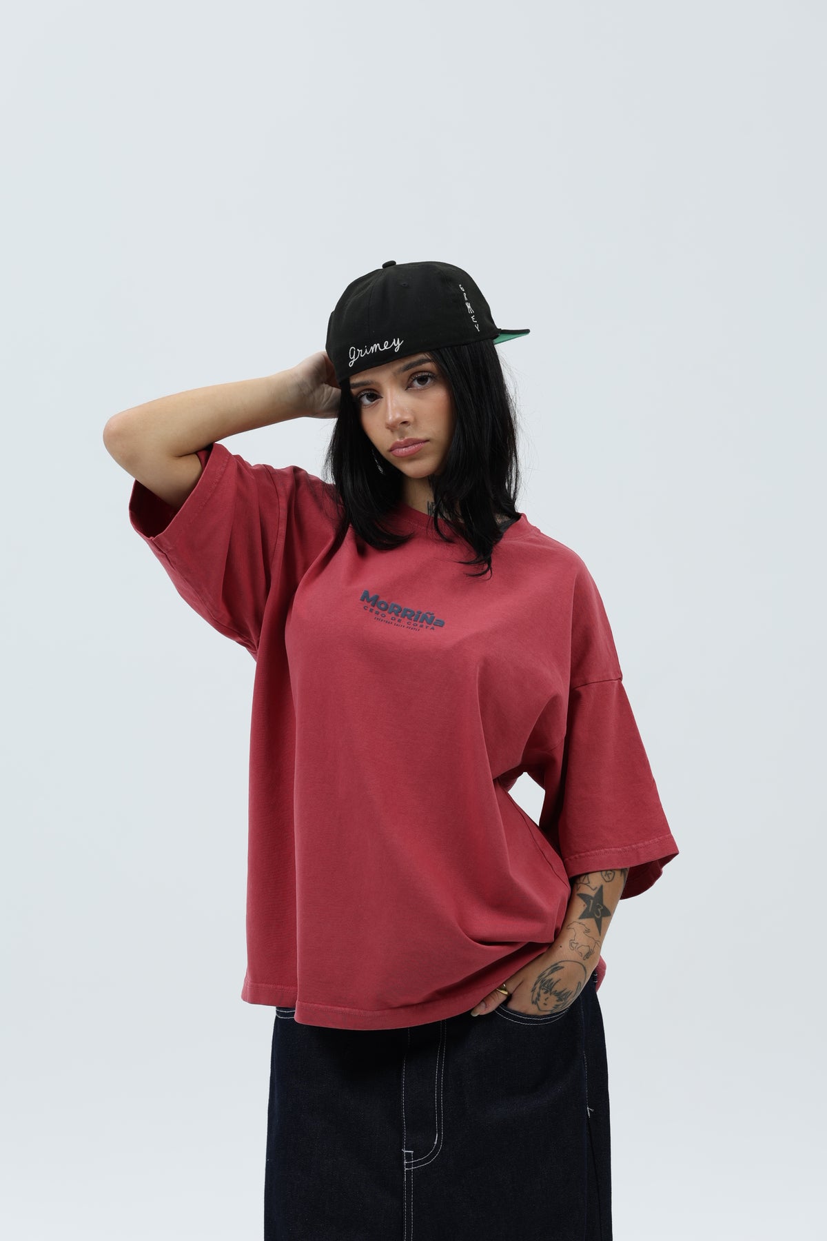 CAMISETA GRANATE/MARINO "MORRIÑA" – foto 4