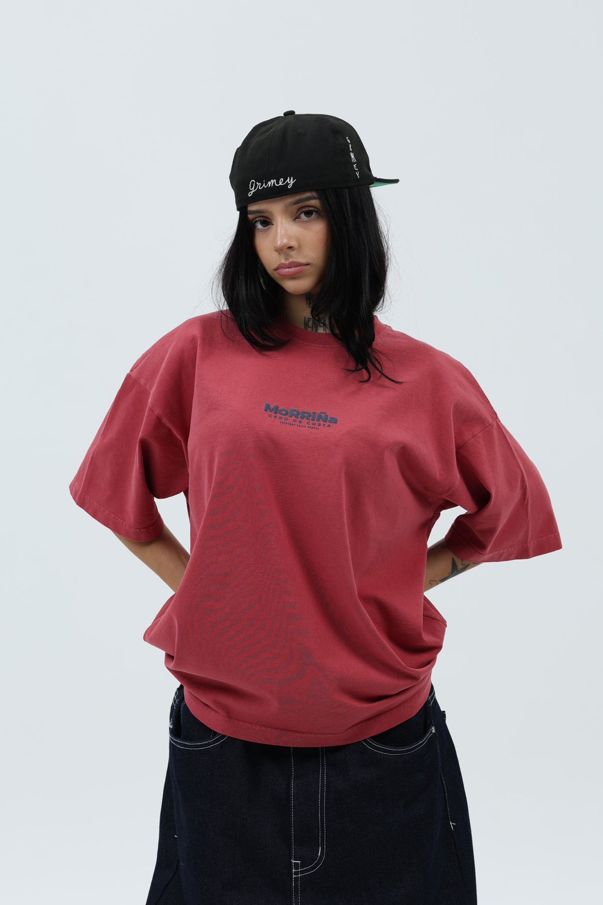 CAMISETA GRANATE/MARINO "MORRIÑA" – foto 3