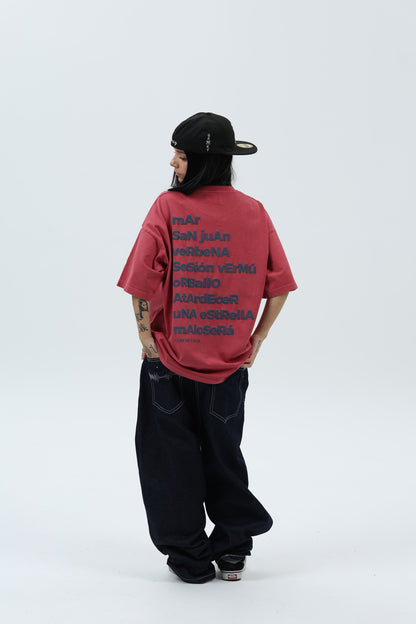CAMISETA GRANATE/MARINO "MORRIÑA" – foto 5