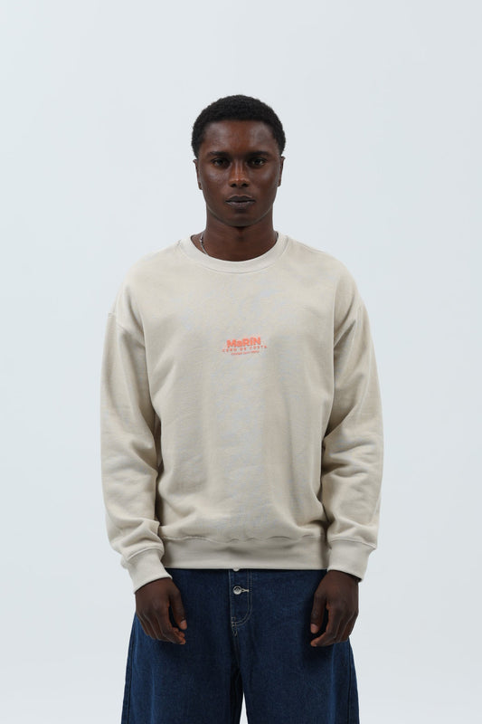 SUDADERA CREMA/CORAL "MARÍN" – foto 3