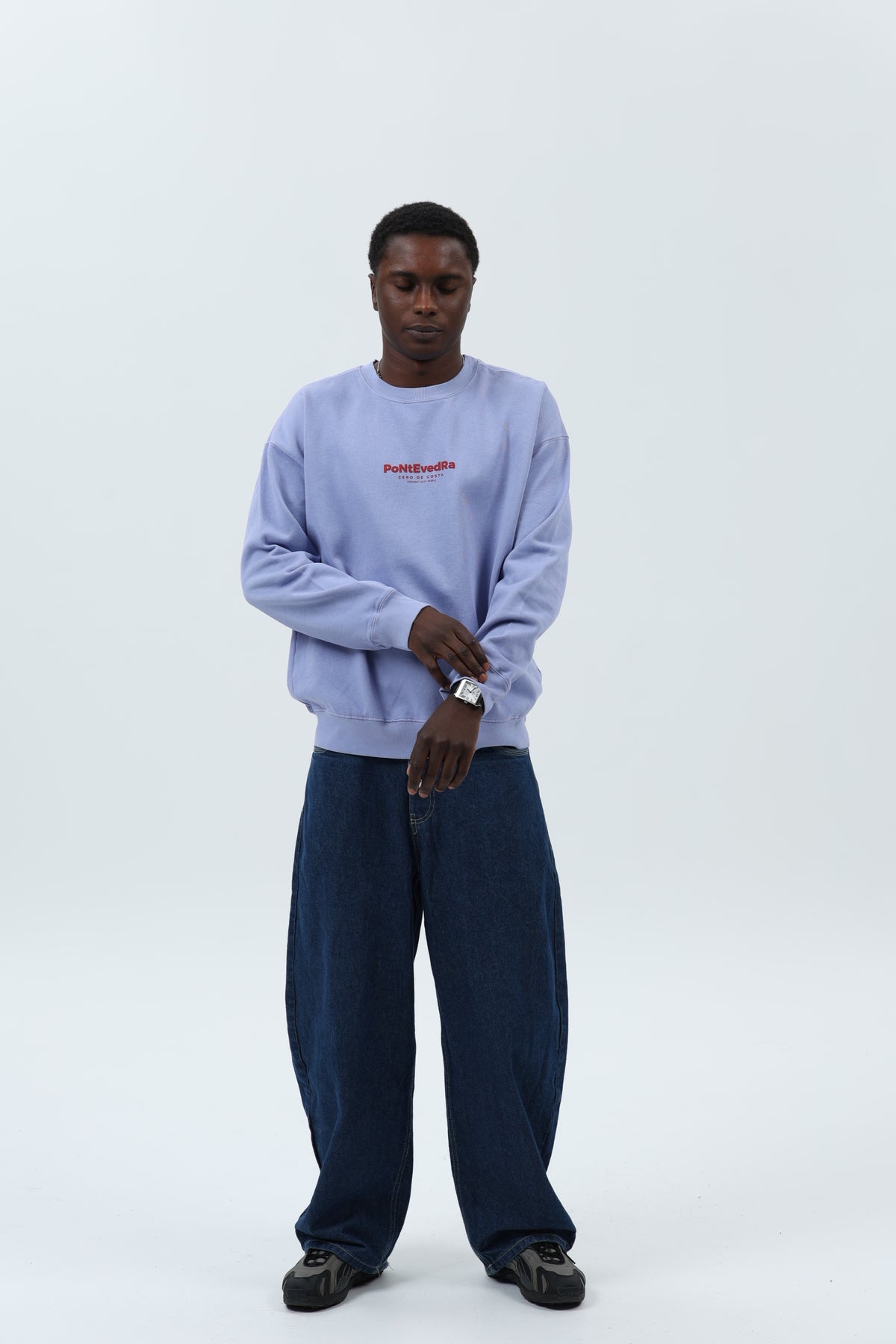 SUDADERA LILA-TIZA/GRANATE "PONTEVEDRA" – foto 1