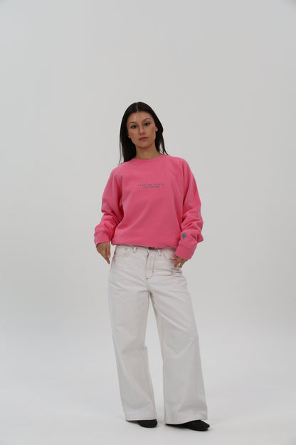 SUDADERA FUCSIA/AZUL "BUEU"