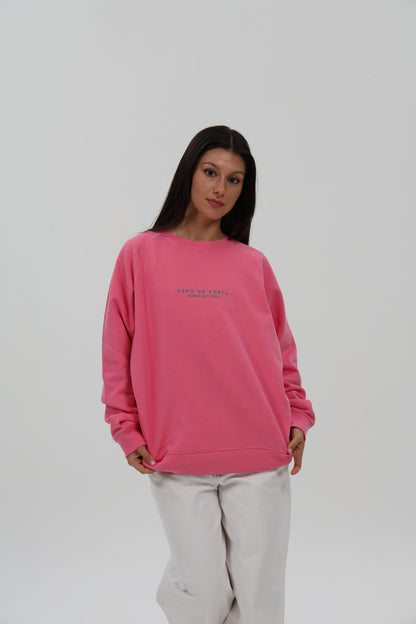 SUDADERA FUCSIA/AZUL "BUEU"