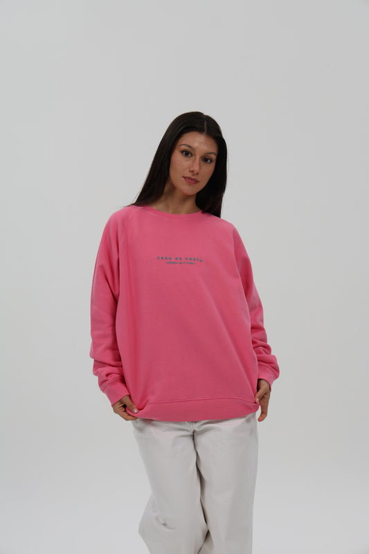 SUDADERA FUCSIA/AZUL "BUEU"