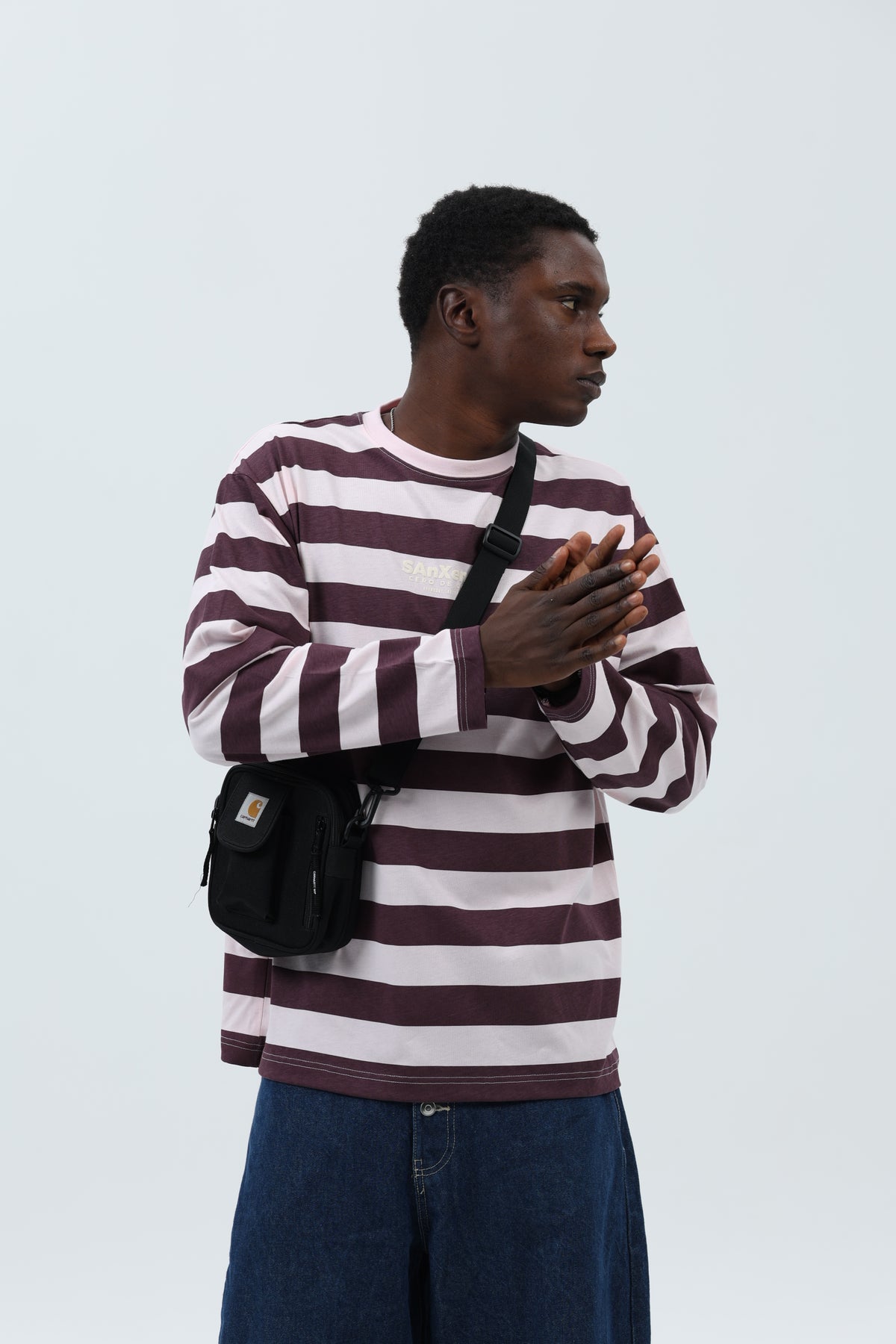 CAMISETA ROSA/BERENJENA "SANXENXO" RAYAS – foto 8