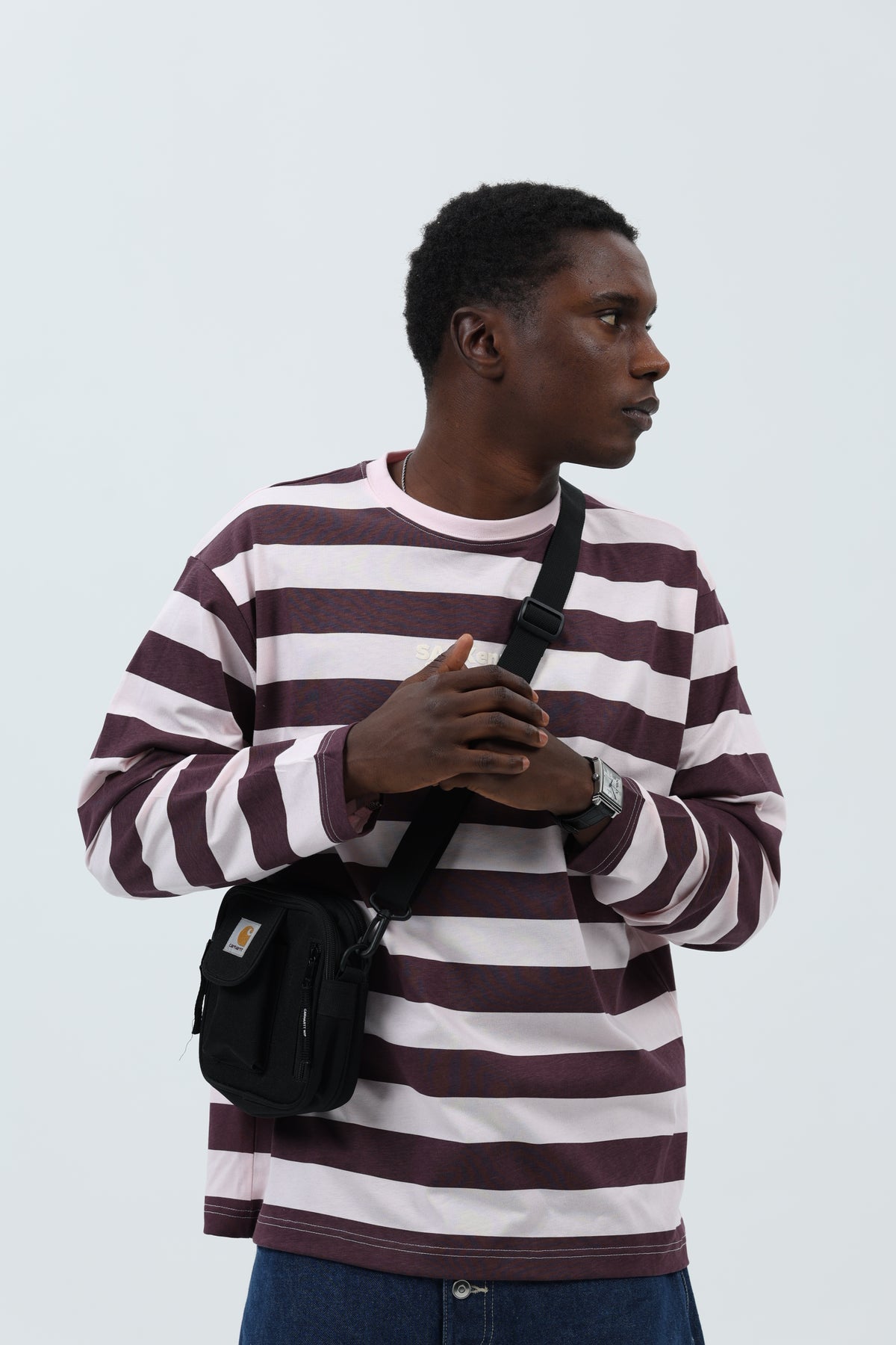 CAMISETA ROSA/BERENJENA "SANXENXO" RAYAS – foto 4