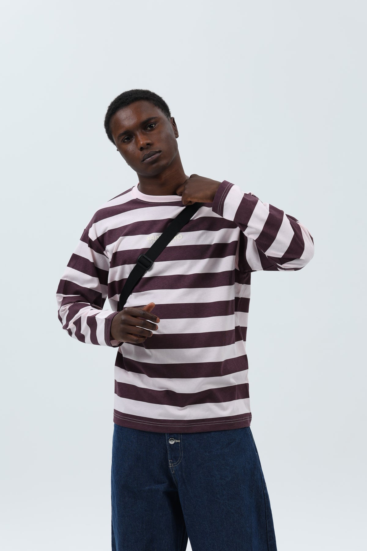 CAMISETA ROSA/BERENJENA "SANXENXO" RAYAS – foto 5