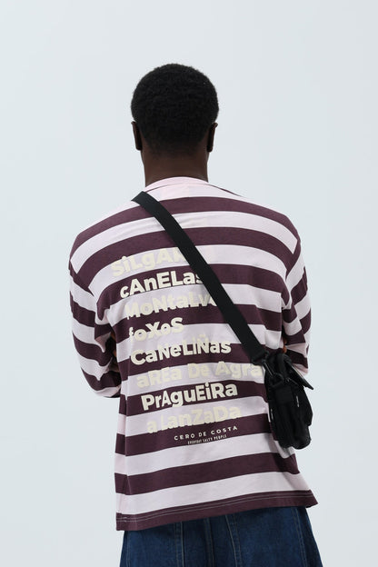 CAMISETA ROSA/BERENJENA "SANXENXO" RAYAS – foto 7
