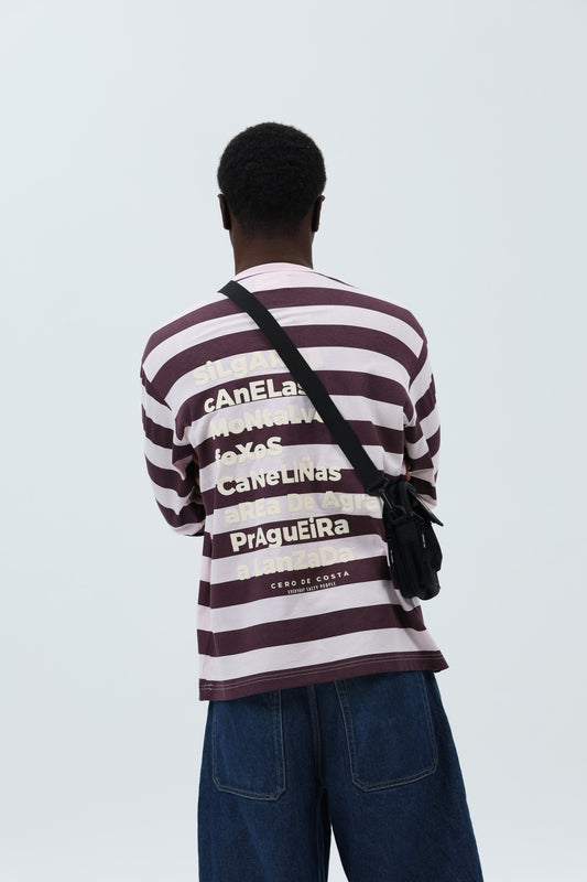 CAMISETA ROSA/BERENJENA "SANXENXO" RAYAS – foto 7
