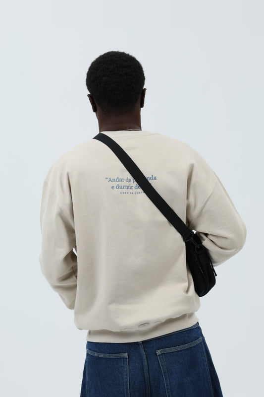 SUDADERA CREMA/AZUL "VIVIR NA CORUÑA" – foto 7