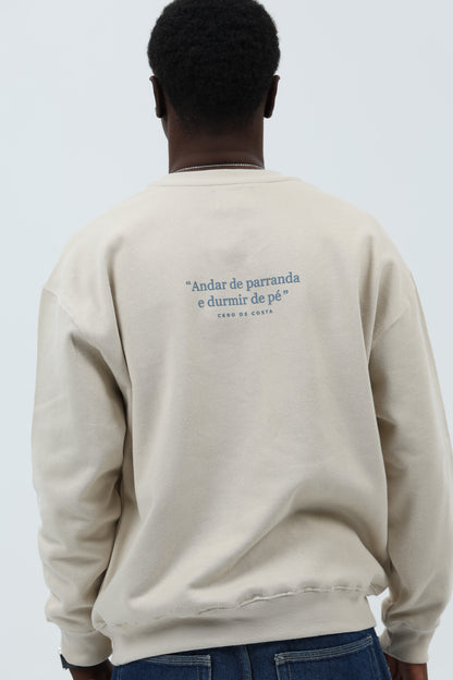 SUDADERA CREMA/AZUL "VIVIR NA CORUÑA" – foto 6