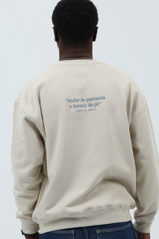 SUDADERA CREMA/AZUL "VIVIR NA CORUÑA" – foto 6