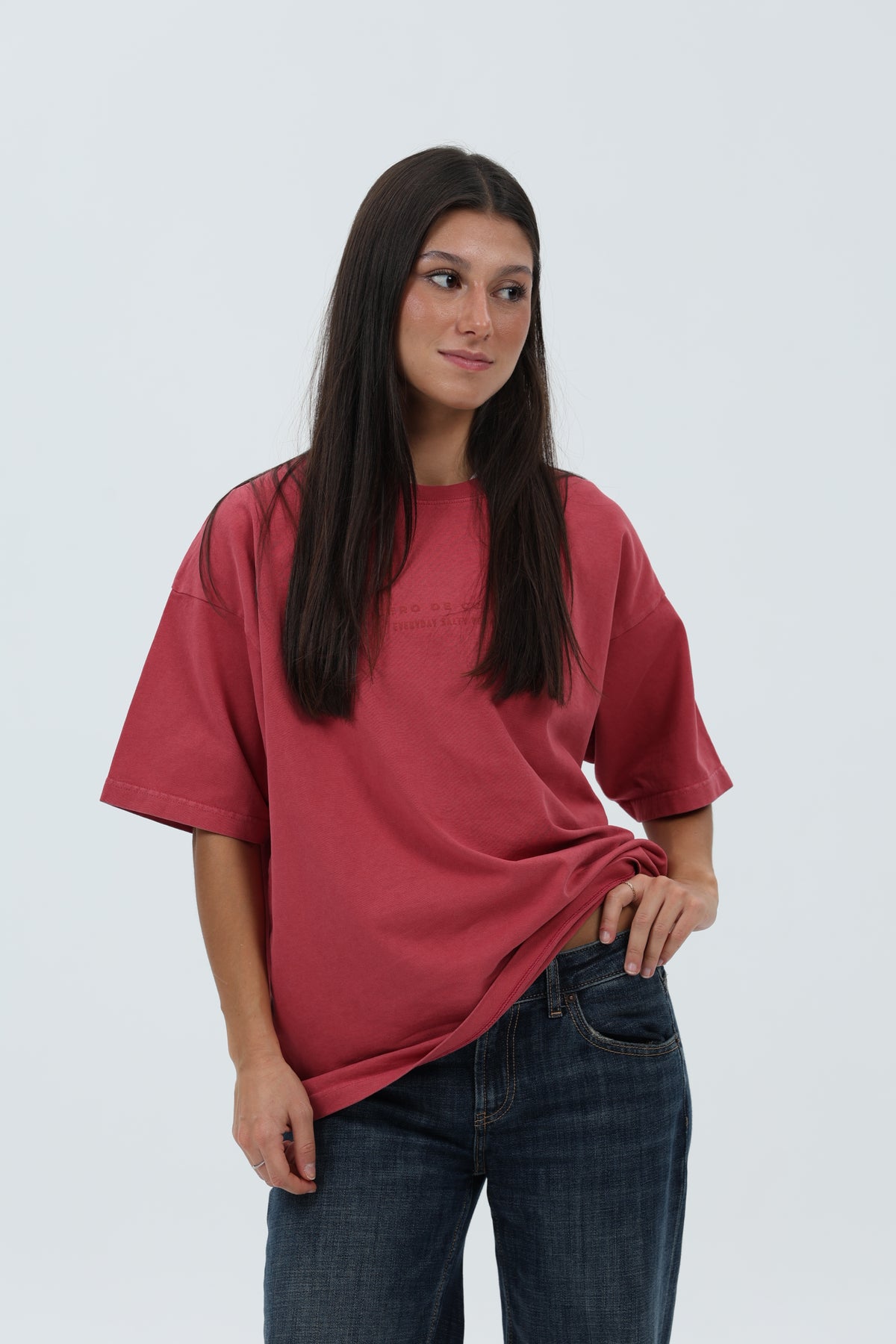 CAMISETA GRANATE/MARRÓN "PLAYAS SURF" – foto 5