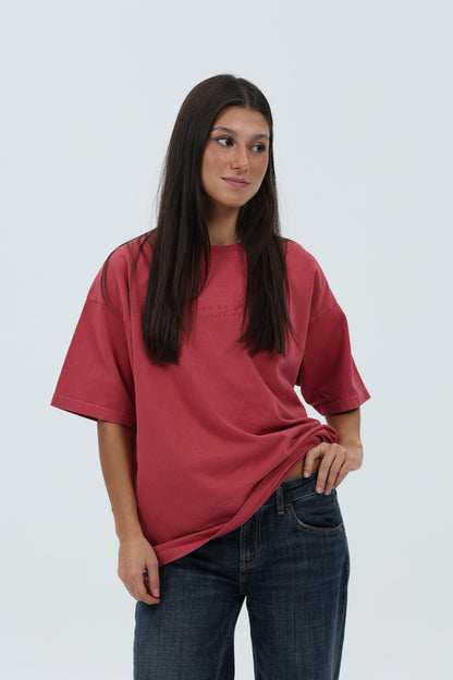 CAMISETA GRANATE/MARRÓN "PLAYAS SURF" – foto 5