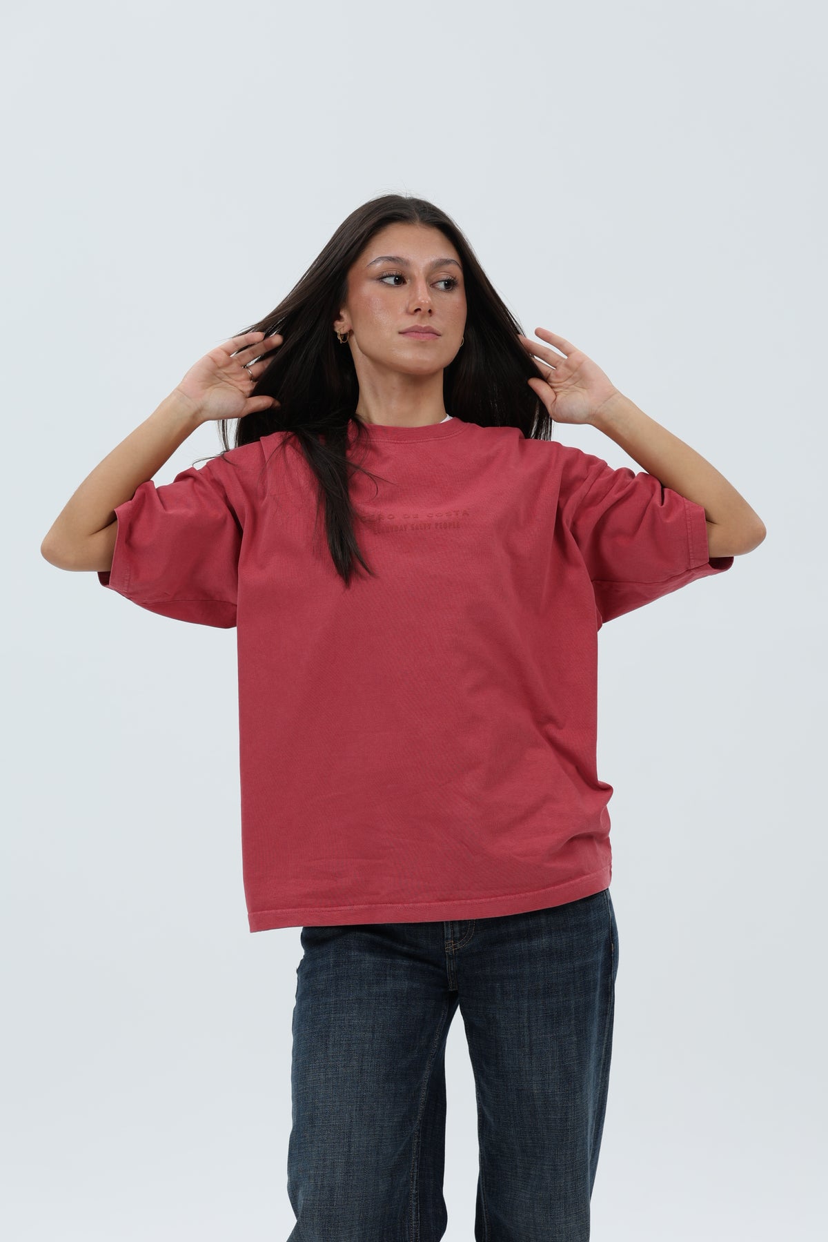 CAMISETA GRANATE/MARRÓN "PLAYAS SURF" – foto 8