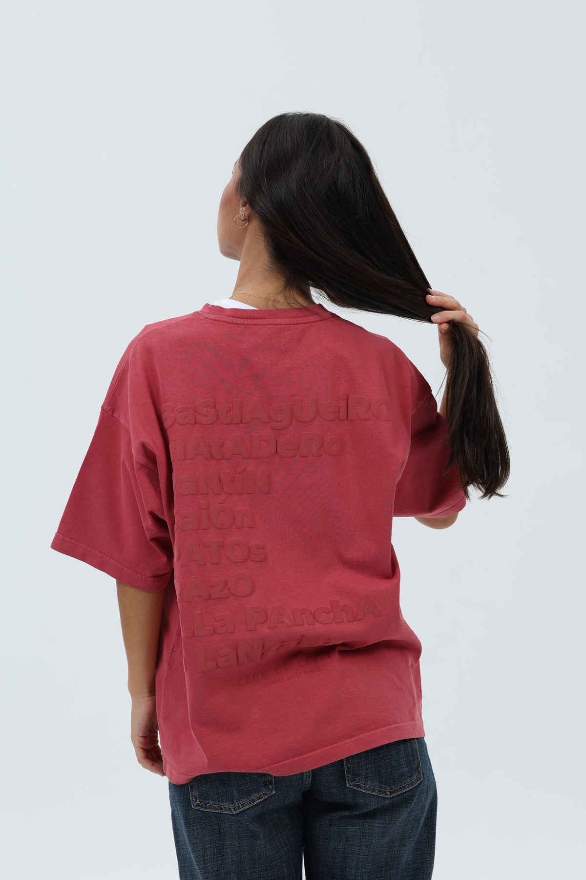 CAMISETA GRANATE/MARRÓN "PLAYAS SURF" – foto 7