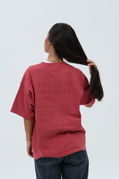 CAMISETA GRANATE/MARRÓN "PLAYAS SURF" – foto 7