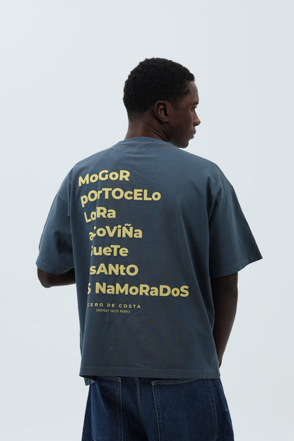 CAMISETA ANTRACITA/AMARILLO "MARÍN" – foto 5