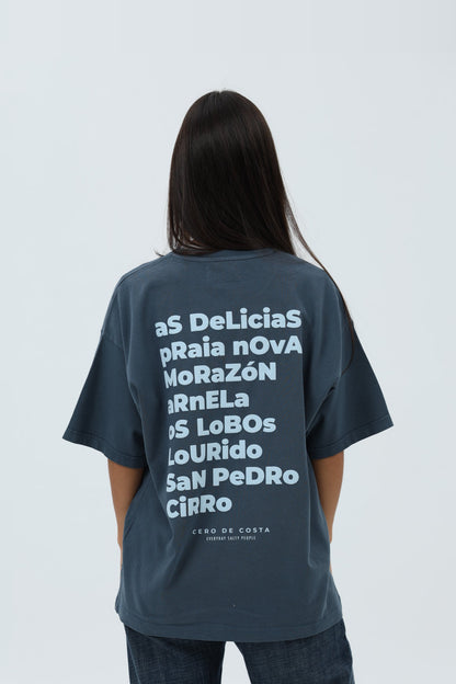 CAMISETA ANTRACITA/CELESTE "SADA" – foto 6