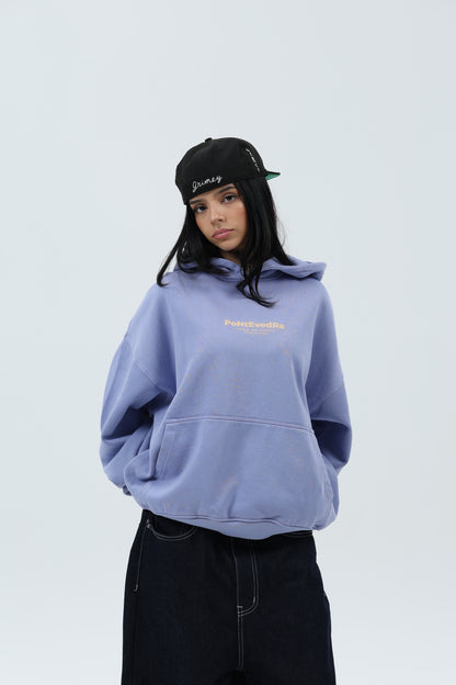 SUDADERA LILA-TIZA/AMARILLO "PONTEVEDRA" CON CAPUCHA – foto 4