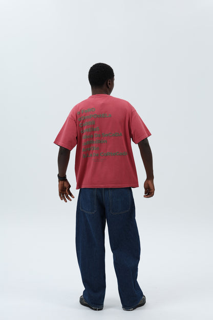 CAMISETA GRANATE/VERDE "VILAGARCÍA" – foto 2
