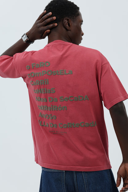 CAMISETA GRANATE/VERDE "VILAGARCÍA" – foto 6