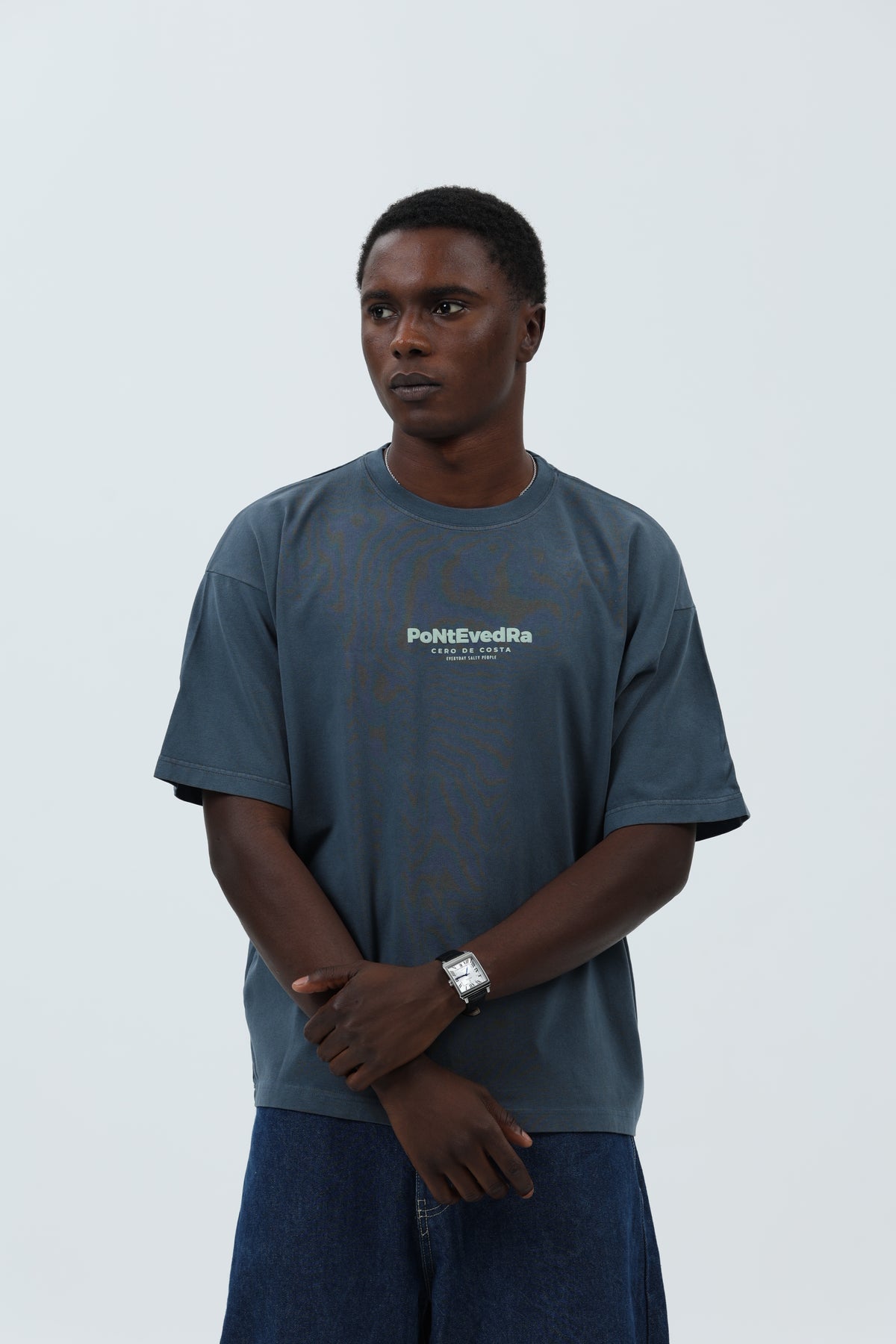 CAMISETA ANTRACITA/VERDE "PONTEVEDRA CIUDAD" – foto 4