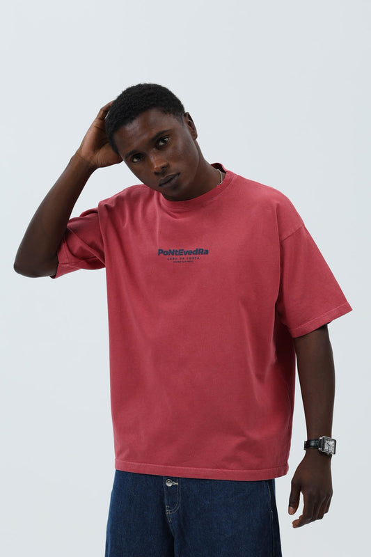 CAMISETA GRANATE/MARINO "PONTEVEDRA" – foto 3