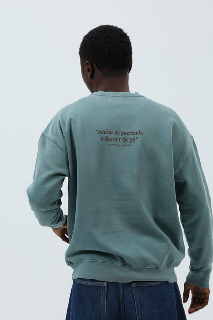 SUDADERA VERDE/MARRÓN "VIVIR NA CORUÑA" – foto 8