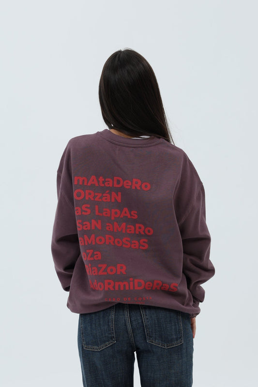 SUDADERA BERENJENA/GRANATE "A CORUÑA" – foto 7