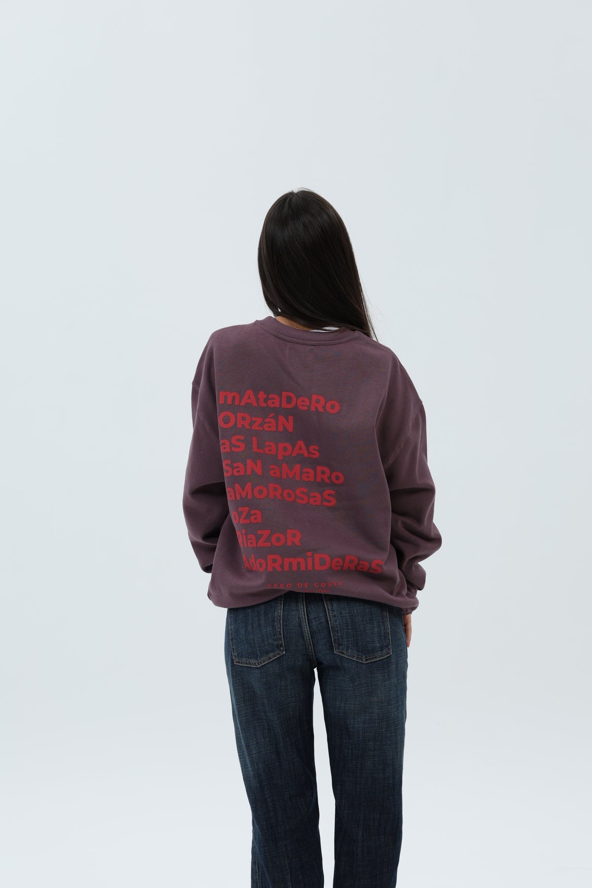 SUDADERA BERENJENA/GRANATE "A CORUÑA" – foto 7