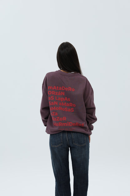 SUDADERA BERENJENA/GRANATE "A CORUÑA" – foto 7