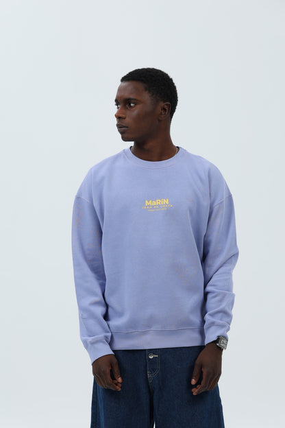 SUDADERA LILA-TIZA/AMARILLO "MARÍN" – foto 4