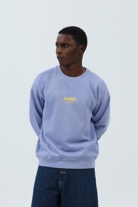 SUDADERA LILA-TIZA/AMARILLO "MARÍN" – foto 3