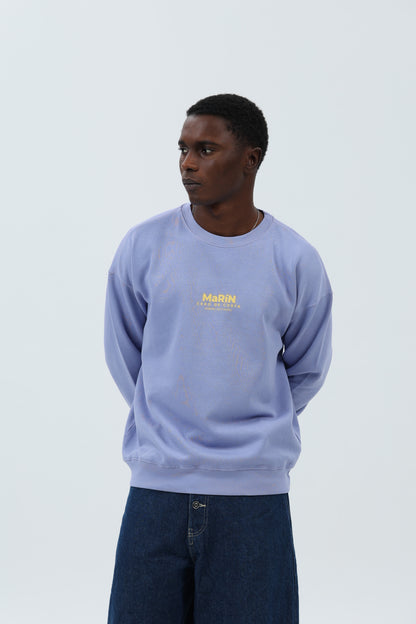 SUDADERA LILA-TIZA/AMARILLO "MARÍN" – foto 3