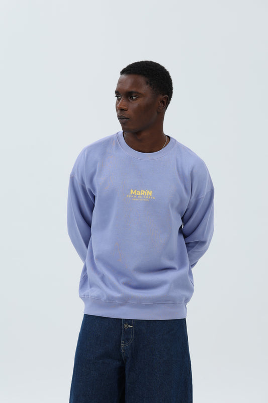 SUDADERA LILA-TIZA/AMARILLO "MARÍN" – foto 3