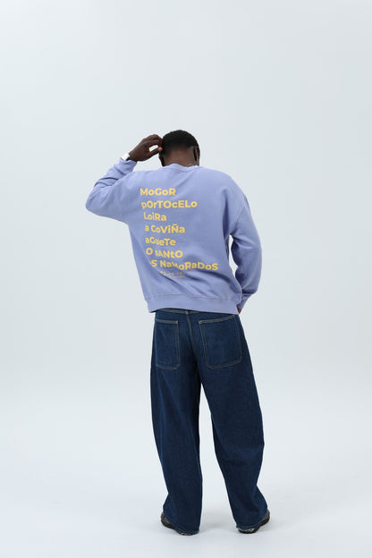 SUDADERA LILA-TIZA/AMARILLO "MARÍN" – foto 7
