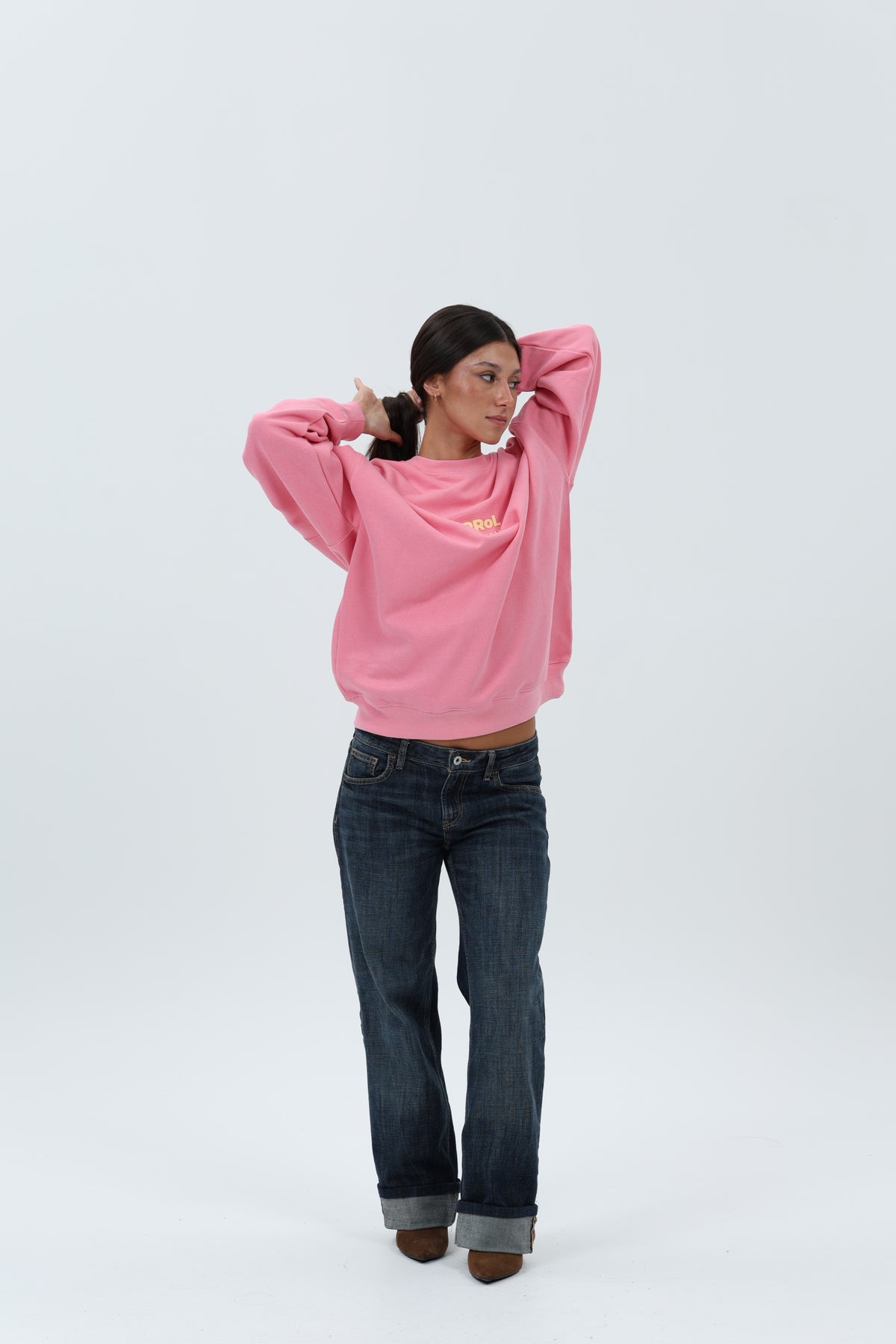 SUDADERA FUCSIA/CREMA "FERROL" – foto 5