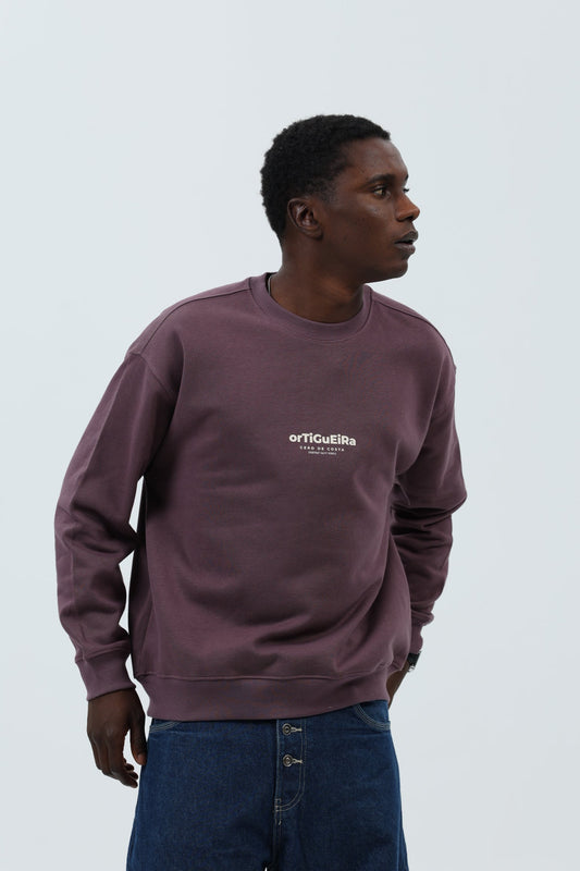 SUDADERA BERENJENA/CREMA "ORTIGUEIRA" – foto 3